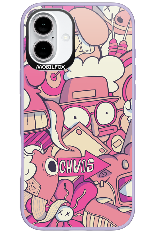 Coral Chaos - Apple iPhone 16 Plus