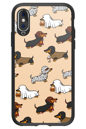 Scary Dachshund - Apple iPhone X