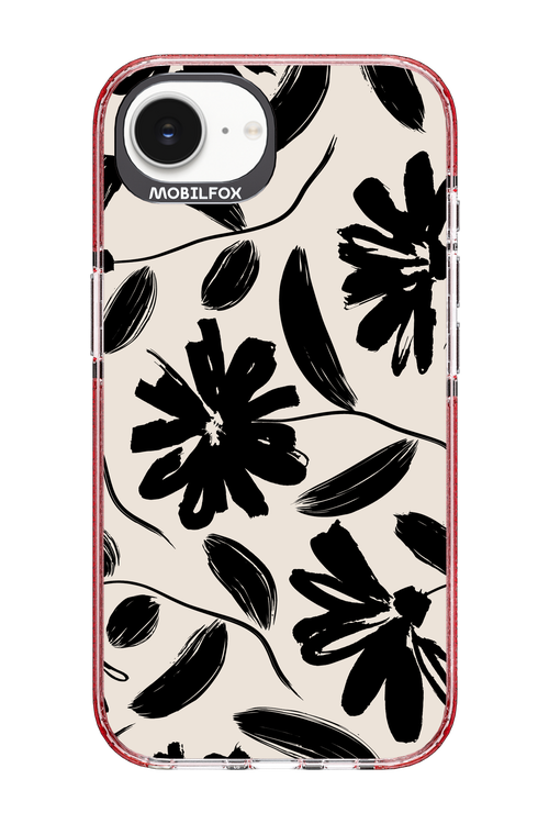 Monochrome Flowerss - Apple iPhone 16e