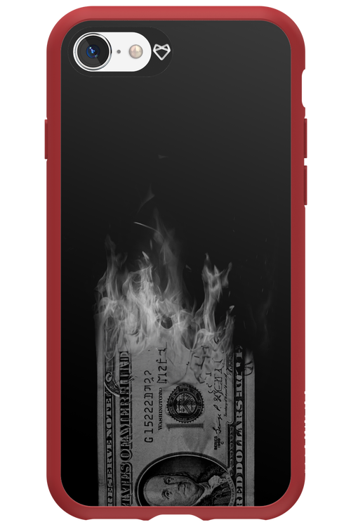 Money Burn B&W 2.0 - Apple iPhone SE 2022
