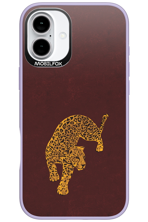 Burgundy Leopard - Apple iPhone 16 Plus