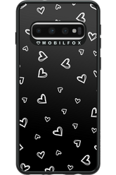 Monochrome Hearts 2.0 - Samsung Galaxy S10