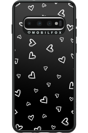 Monochrome Hearts 2.0 - Samsung Galaxy S10