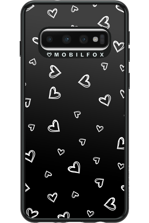 Monochrome Hearts 2.0 - Samsung Galaxy S10