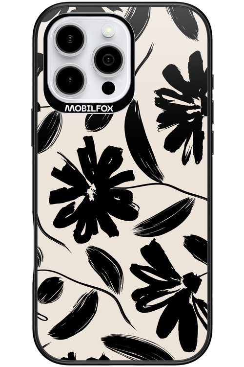 Monochrome Flowerss - Apple iPhone 16 Pro Max