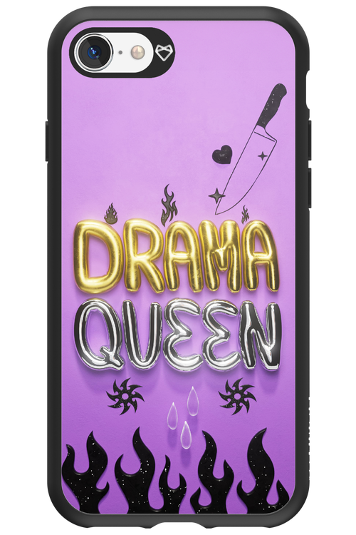 Drama Queen Purple - Apple iPhone 8