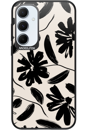 Monochrome Flowerss - Samsung Galaxy A55