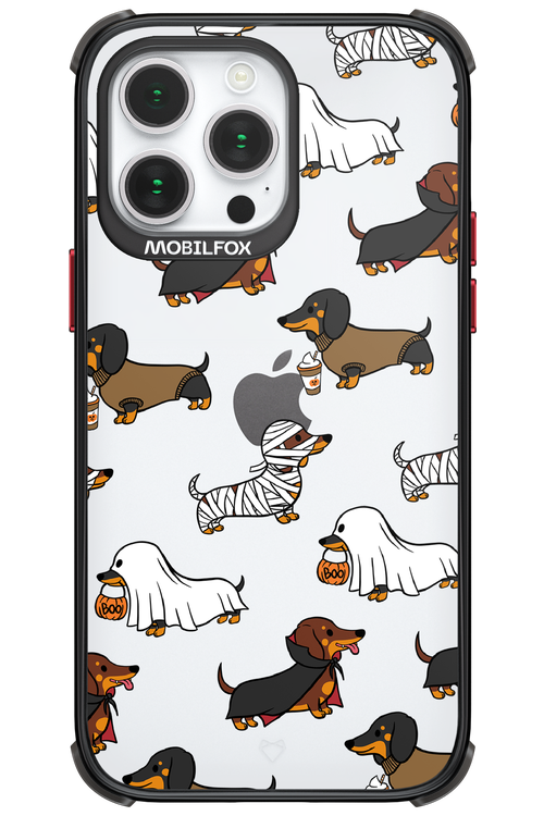 Scary Dachshund (Transparent) - Apple iPhone 14 Pro Max