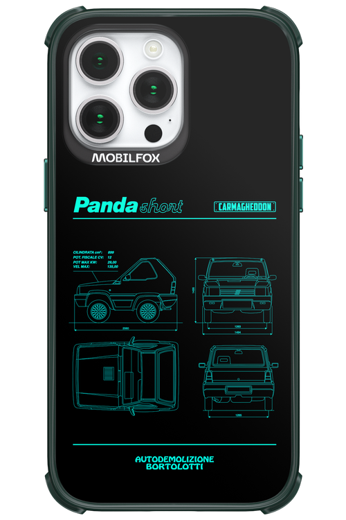 Panda Car Blue - Apple iPhone 14 Pro Max