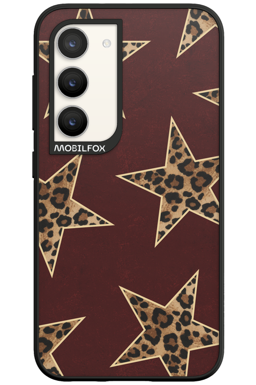 Wild Stars Burgundy - Samsung Galaxy S23