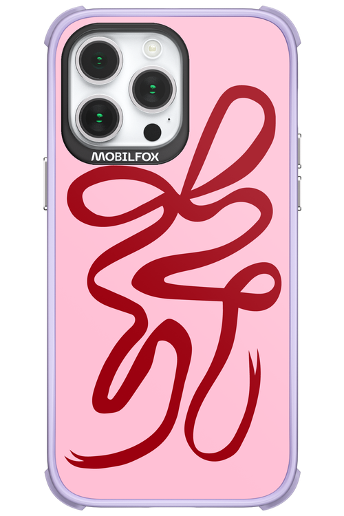 Burgundy Bow - Apple iPhone 14 Pro Max
