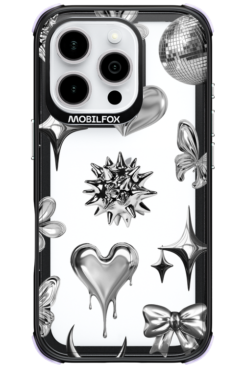 Silver Zone Transparent - Apple iPhone 16 Pro