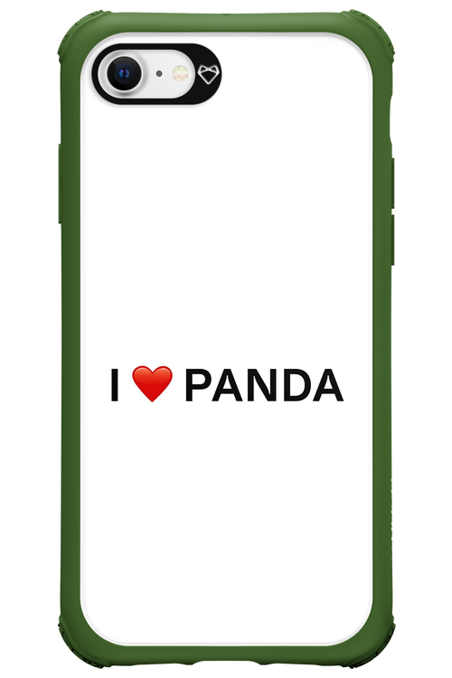 Panda Love White - Apple iPhone 8