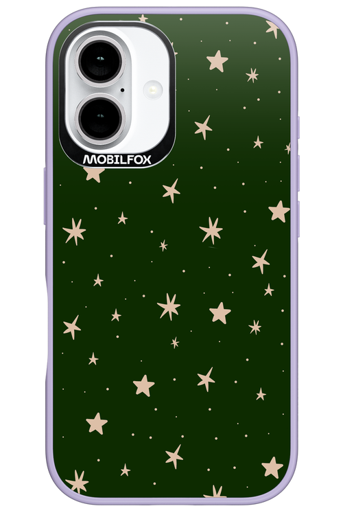 Forest Green Stars - Apple iPhone 16