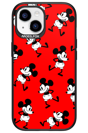 Iconic Mouse (red pattern) - Apple iPhone 15