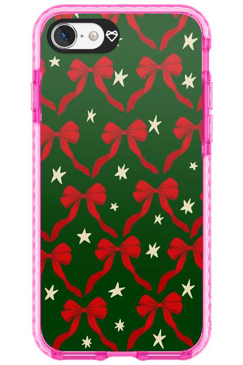 Bow & Stars (Green) - Apple iPhone 7
