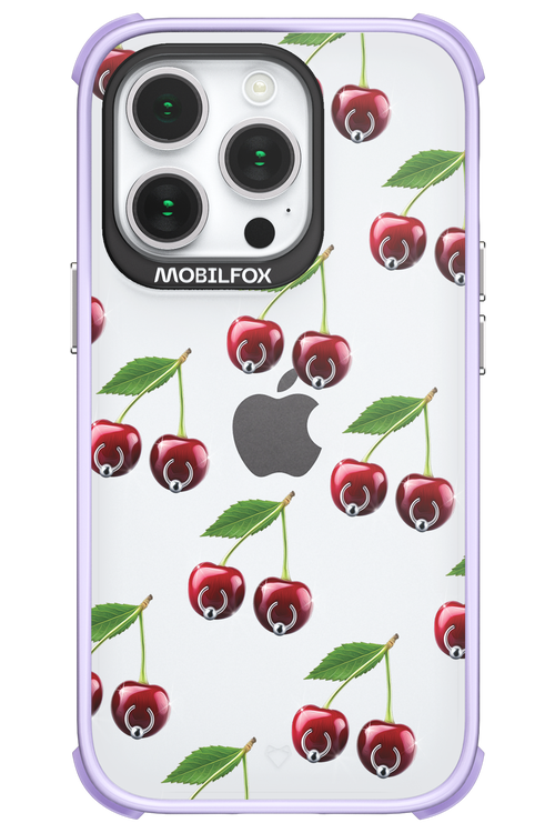 Spicy Cherries Transparent - Apple iPhone 14 Pro