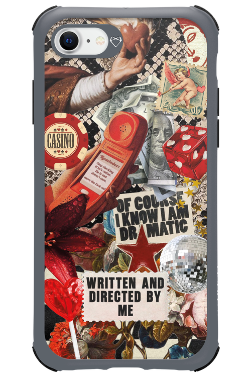 RED VINTAGE - Apple iPhone 8