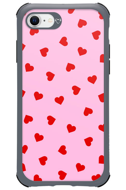 Sprinkle Heart Pink - Apple iPhone SE 2022