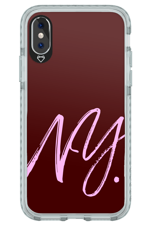 (Dark Blush) NY 2.0 - Apple iPhone X