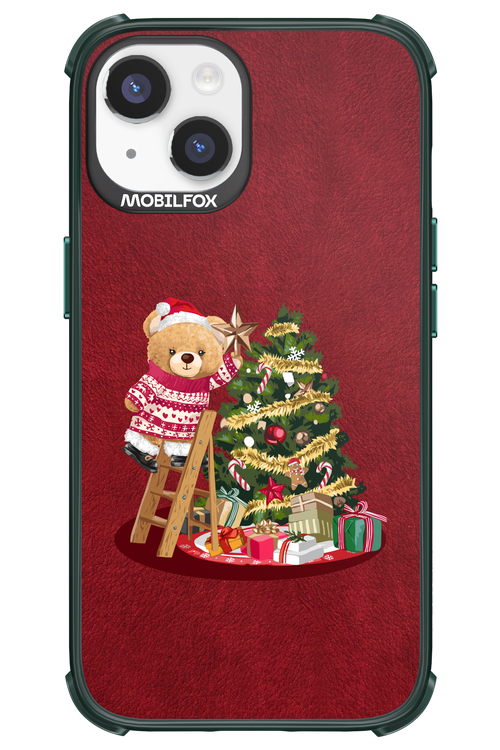 Christmas Bear (Burgundy) - Apple iPhone 14