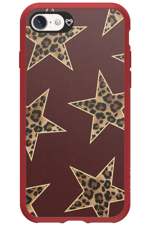 Wild Stars Burgundy - Apple iPhone 7