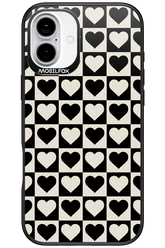 Checkered Heart - Apple iPhone 16 Plus