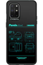 Panda Car Blue - OnePlus 8T