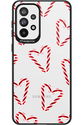 Candy Cane Hearts - Samsung Galaxy A73