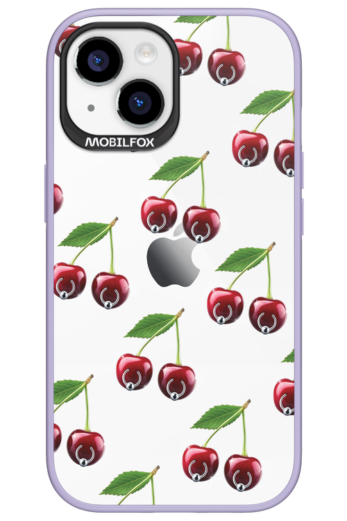 Spicy Cherries Transparent - Apple iPhone 15