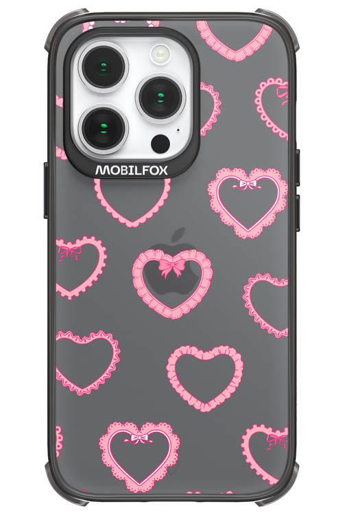 Ruffled Hearts - Apple iPhone 14 Pro