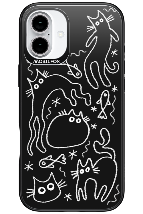 CHALK_CATS 2.0 - Apple iPhone 16 Plus
