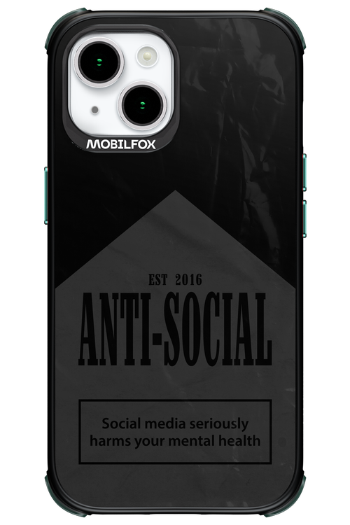 ANTI-SOCIAL (BLVCK) 2.0 - Apple iPhone 15