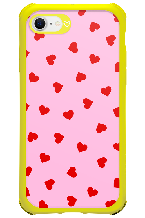 Sprinkle Heart Pink - Apple iPhone SE 2022