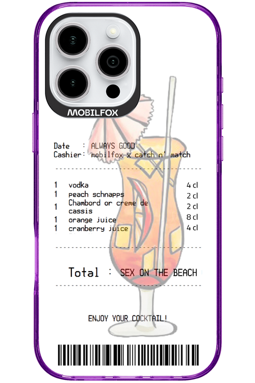 sex on the beach cocktail - Apple iPhone 16 Pro Max