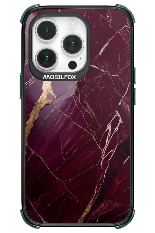 Burgundy Marble 2.0 - Apple iPhone 14 Pro