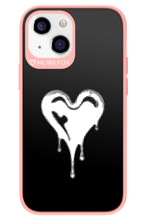 Heart Black - Apple iPhone 13 Mini