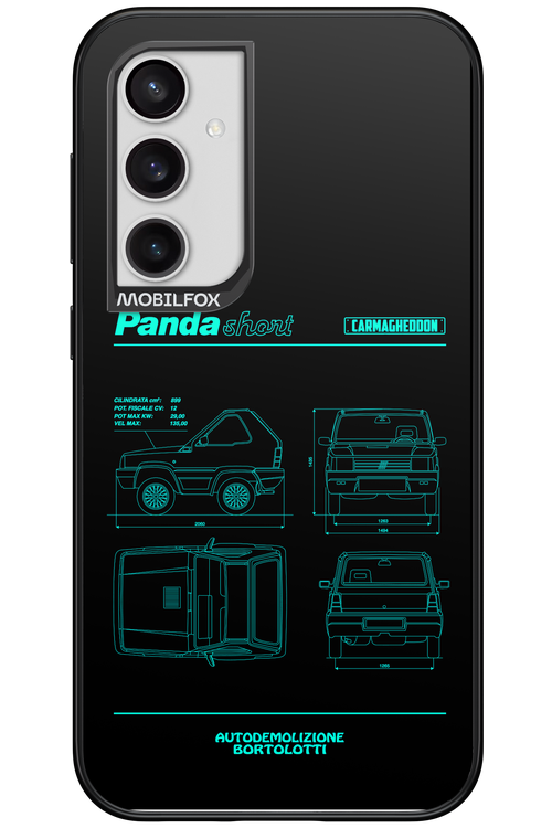 Panda Car Blue - Samsung Galaxy S23 FE