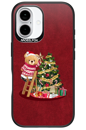 Christmas Bear (Burgundy) - Apple iPhone 16