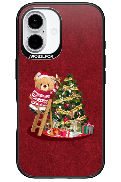 Christmas Bear (Burgundy) - Apple iPhone 16