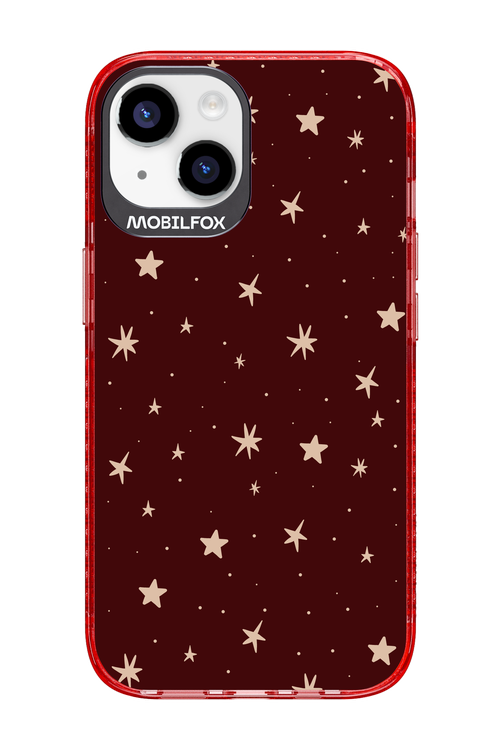 Burgundy Stars - Apple iPhone 14