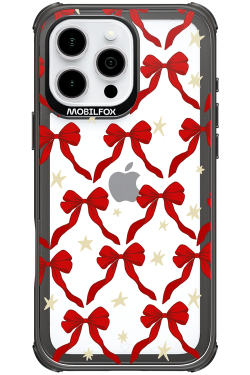 Bow & Stars (Transparent) - Apple iPhone 16 Pro Max