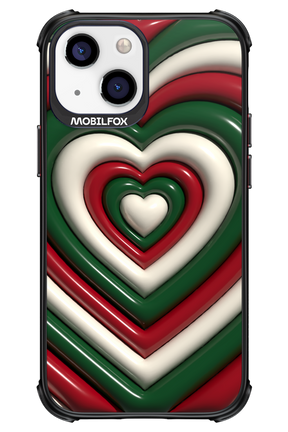 XMAS Hearts - Apple iPhone 13 Mini