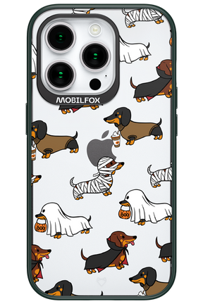 Scary Dachshund (Transparent) - Apple iPhone 15 Pro
