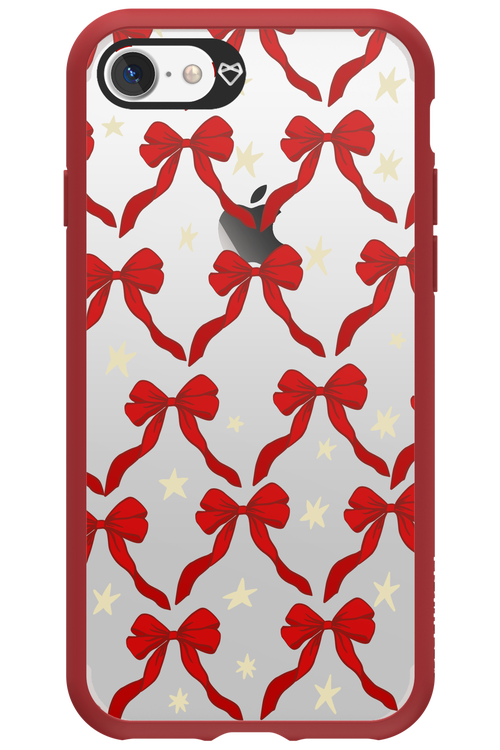 Bow & Stars (Transparent) - Apple iPhone 7