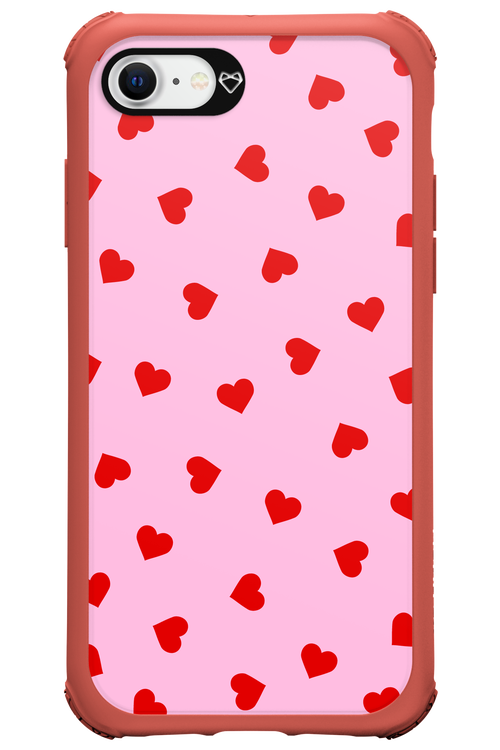 Sprinkle Heart Pink - Apple iPhone SE 2020