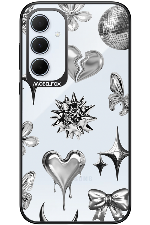 Silver Zone Transparent - Samsung Galaxy A35