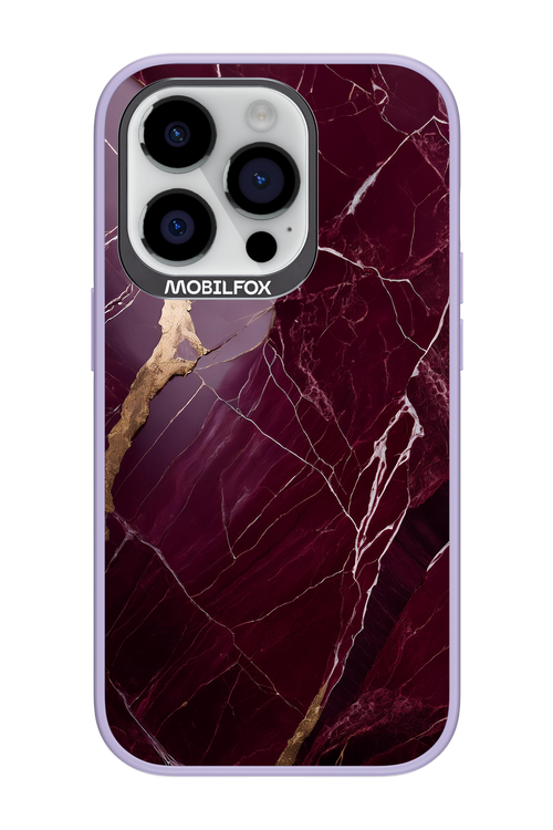 Burgundy Marble 2.0 - Apple iPhone 14 Pro