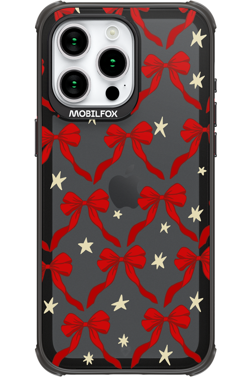 Bow & Stars (Transparent) - Apple iPhone 15 Pro Max