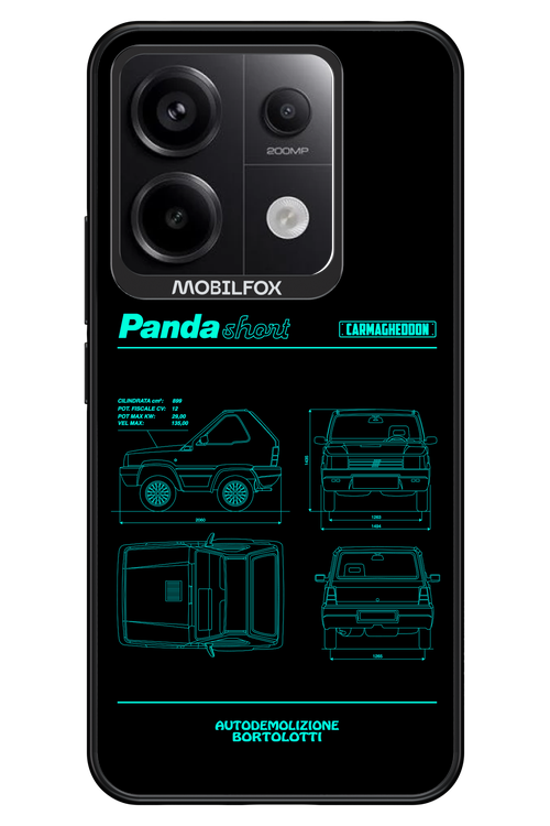 Panda Car Blue - Xiaomi Redmi Note 13 Pro 5G